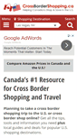 Mobile Screenshot of crossbordershopping.ca